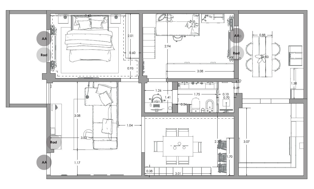 Planta de arquitectura